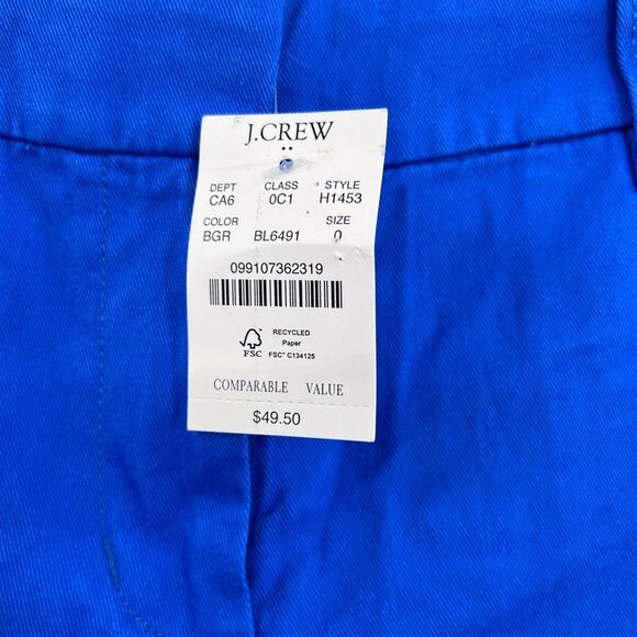 J.Crew 5" classic chino short Blue Grotto - Picture 4 of 4
